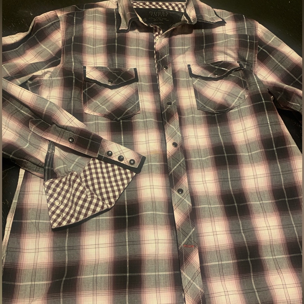 Gently worn Guess Casual dress shirt